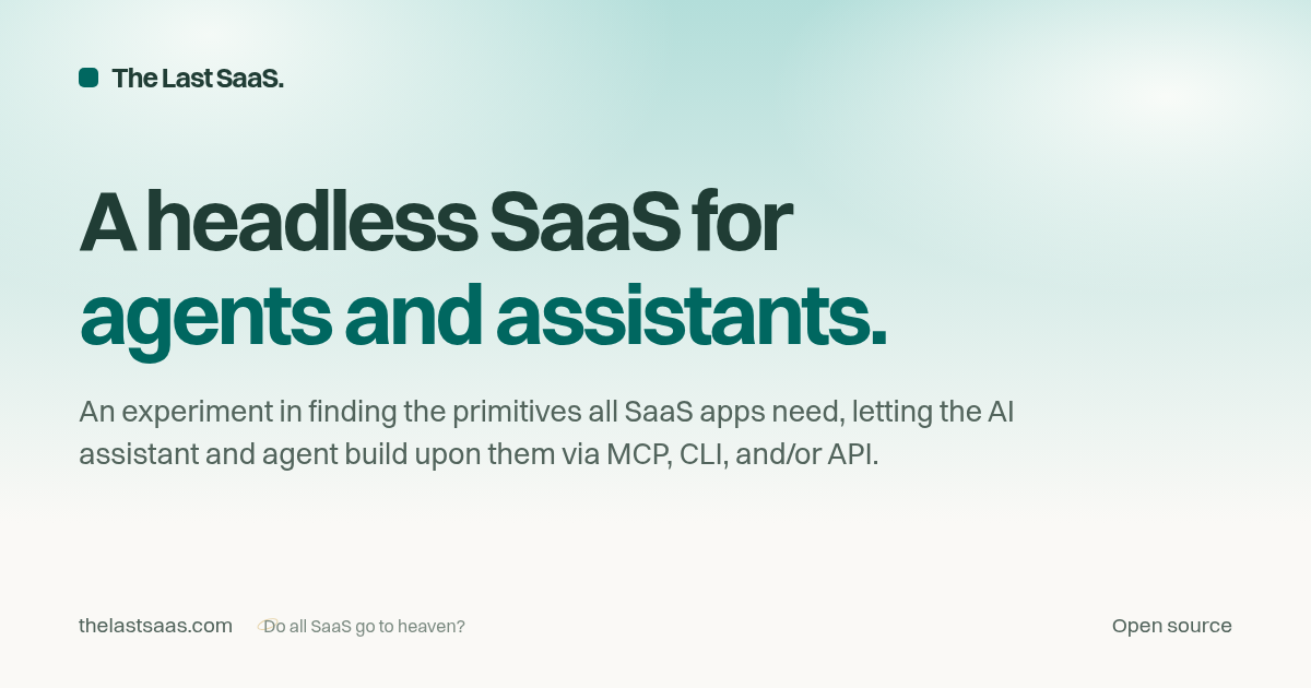 The Last SaaS